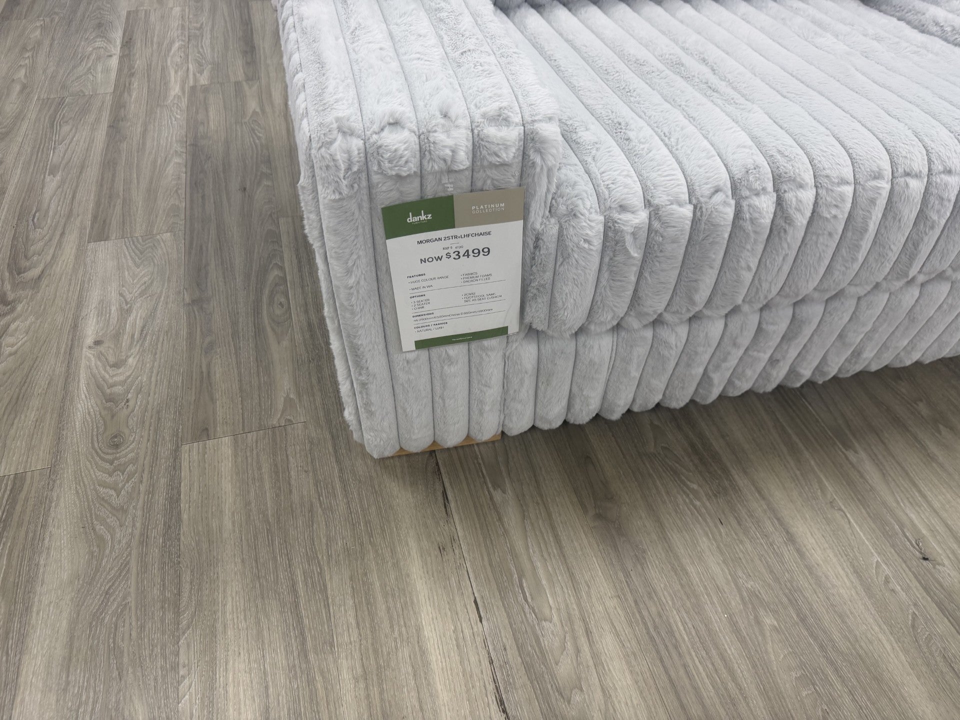 Morgan 2 Seater + LHF Chaise (Osborne Park)