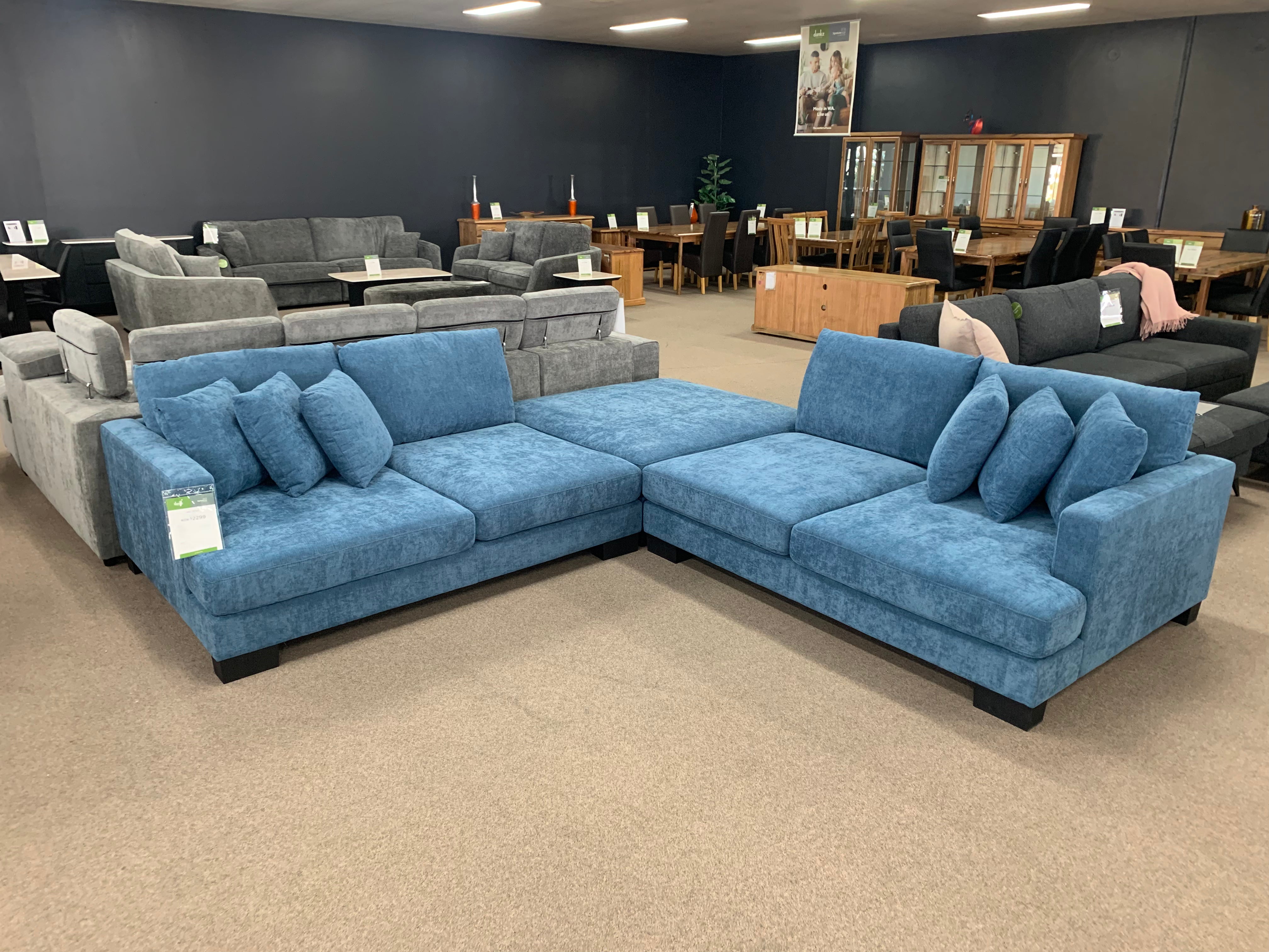 Cable Beach Sofa 4 Seater & Ottoman