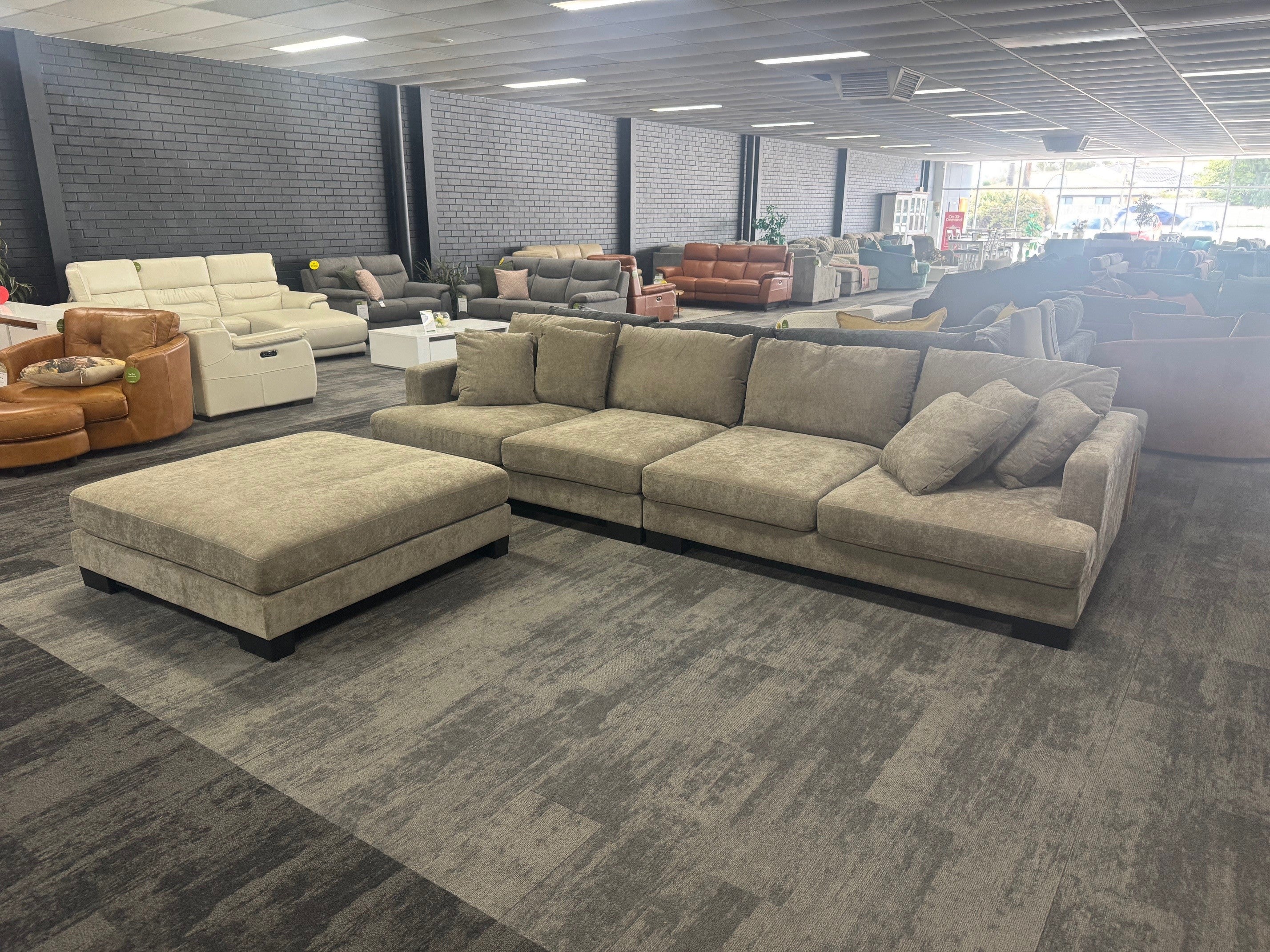 Cable Beach Sofa 4 Seater & Ottoman
