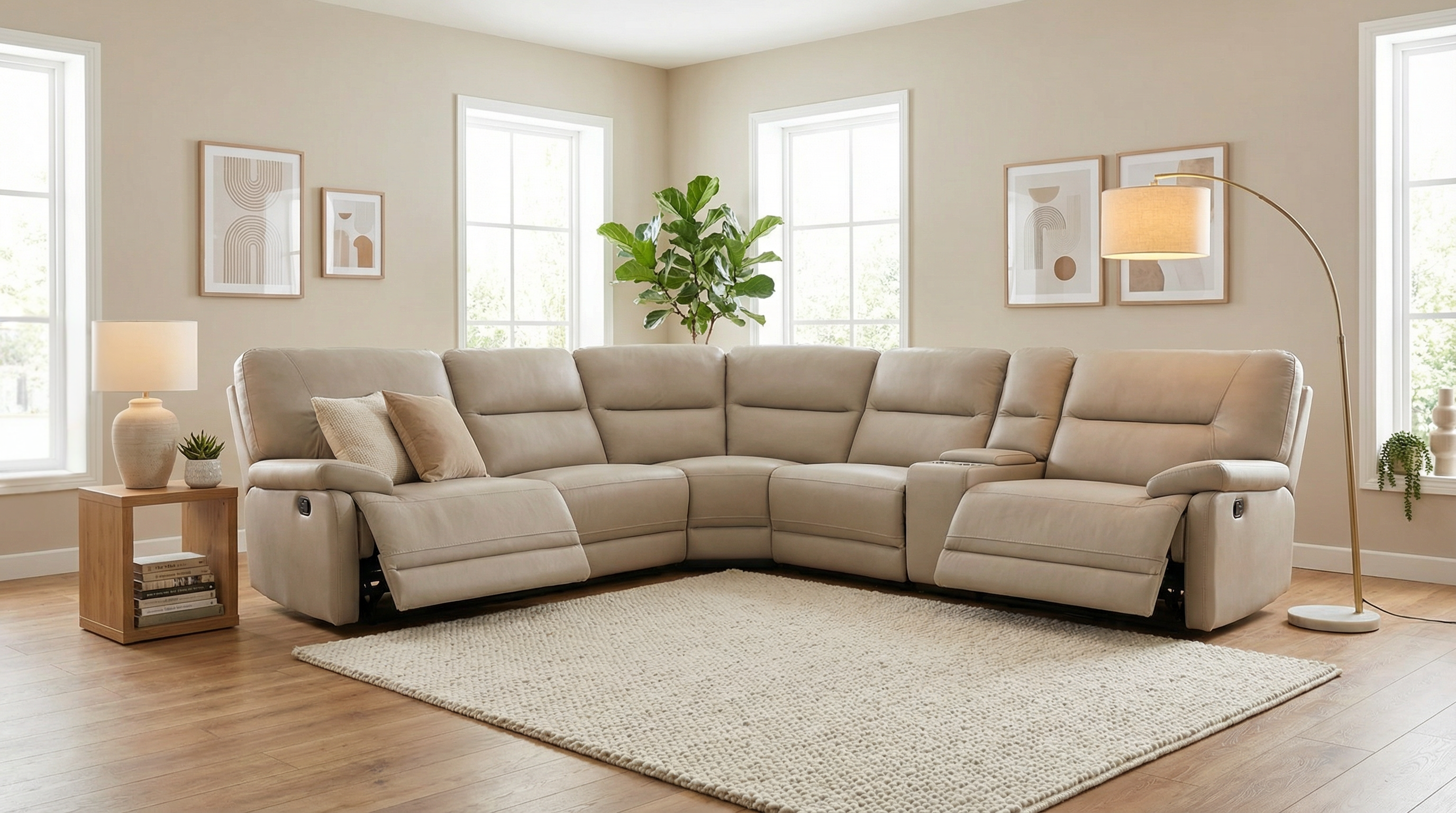 Cairo Manual Recliner Sofa