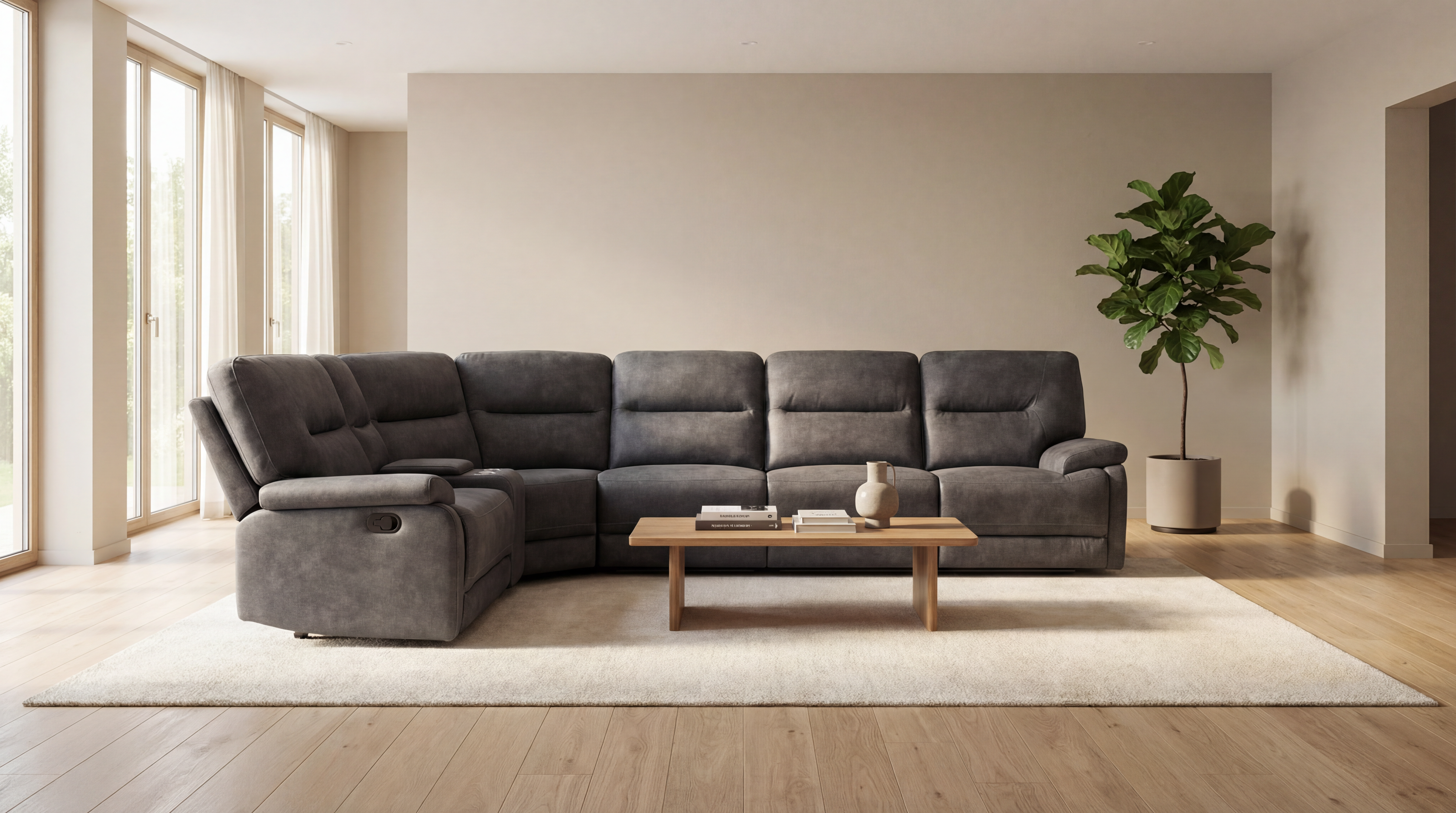 Cairo Manual Recliner Sofa