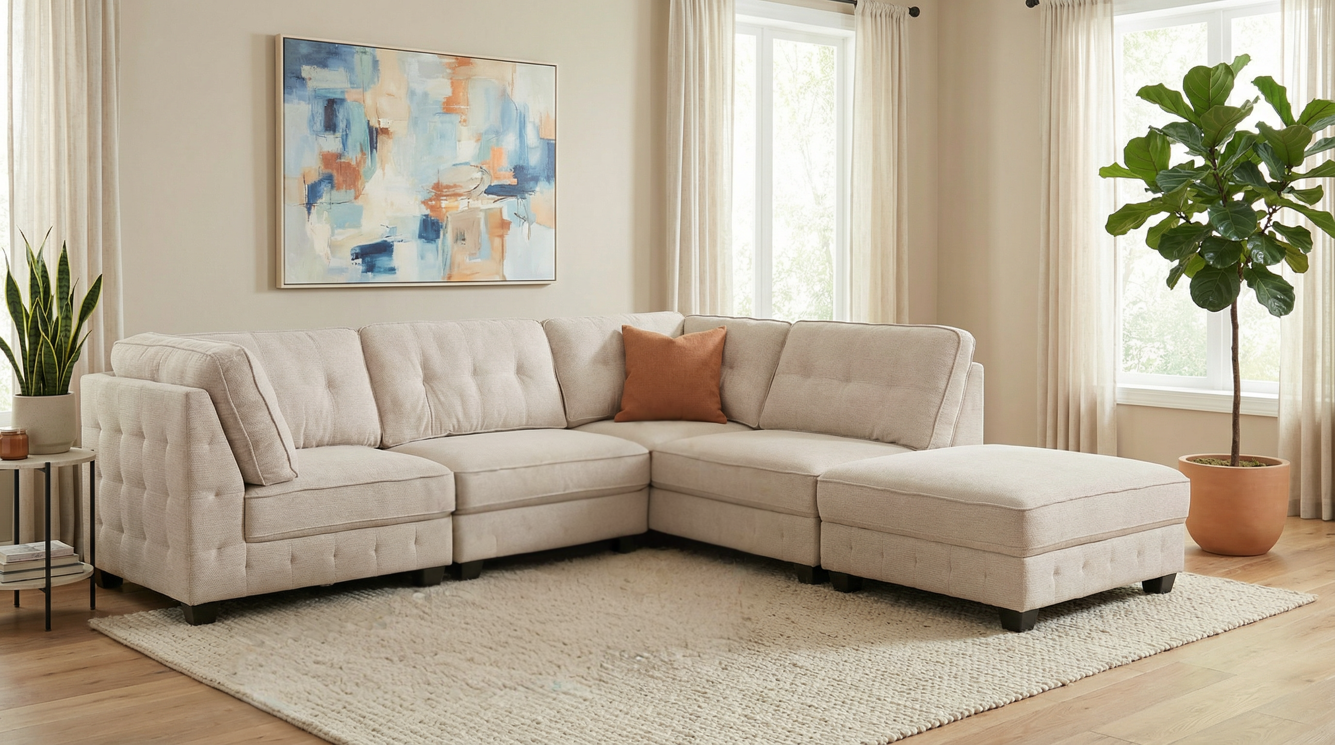 Geneva Corner Modular Chaise