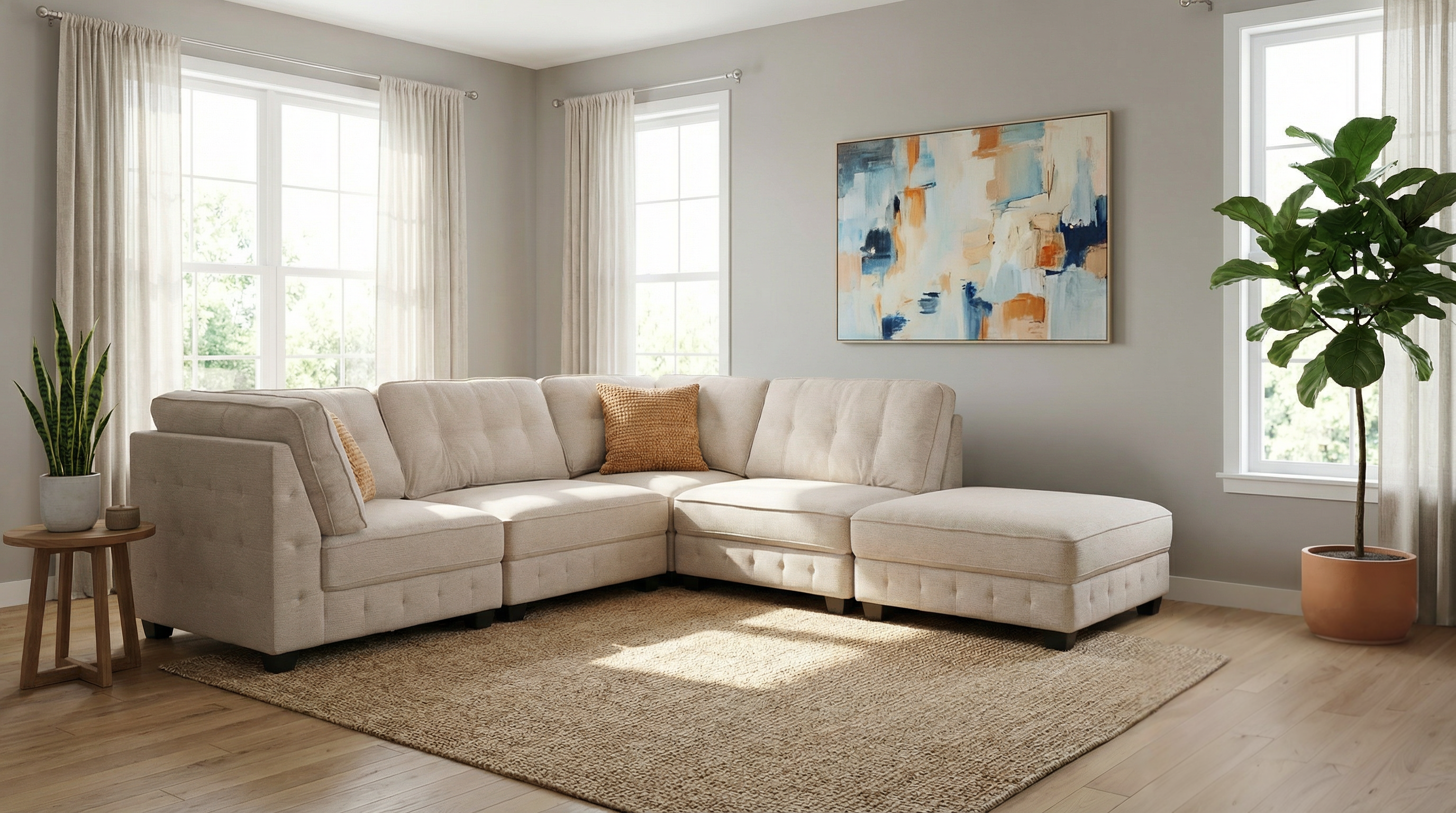 Geneva Corner Modular Chaise