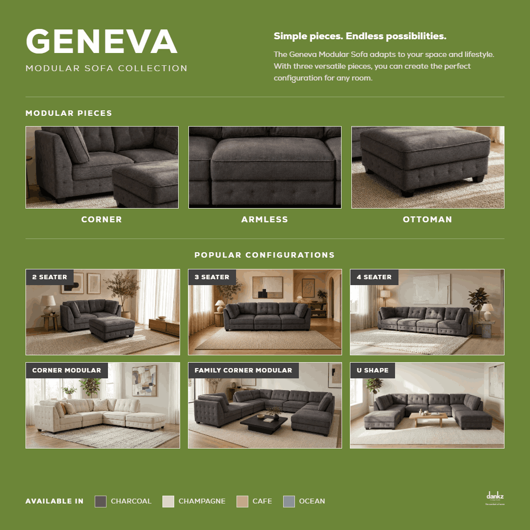 Geneva Corner Modular Chaise