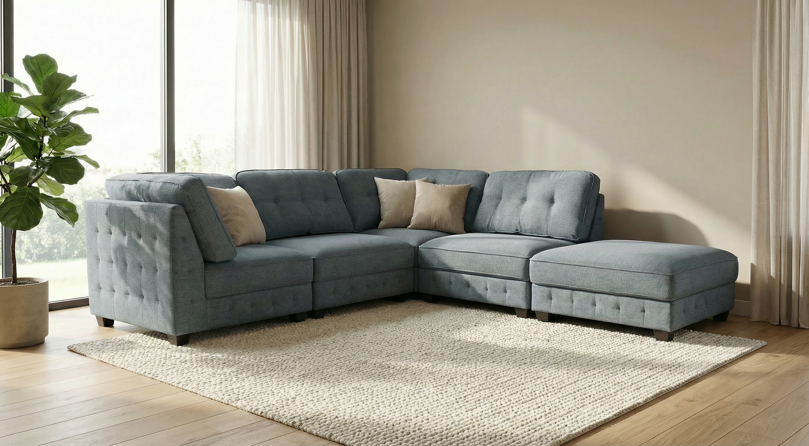 Geneva Corner Modular Chaise