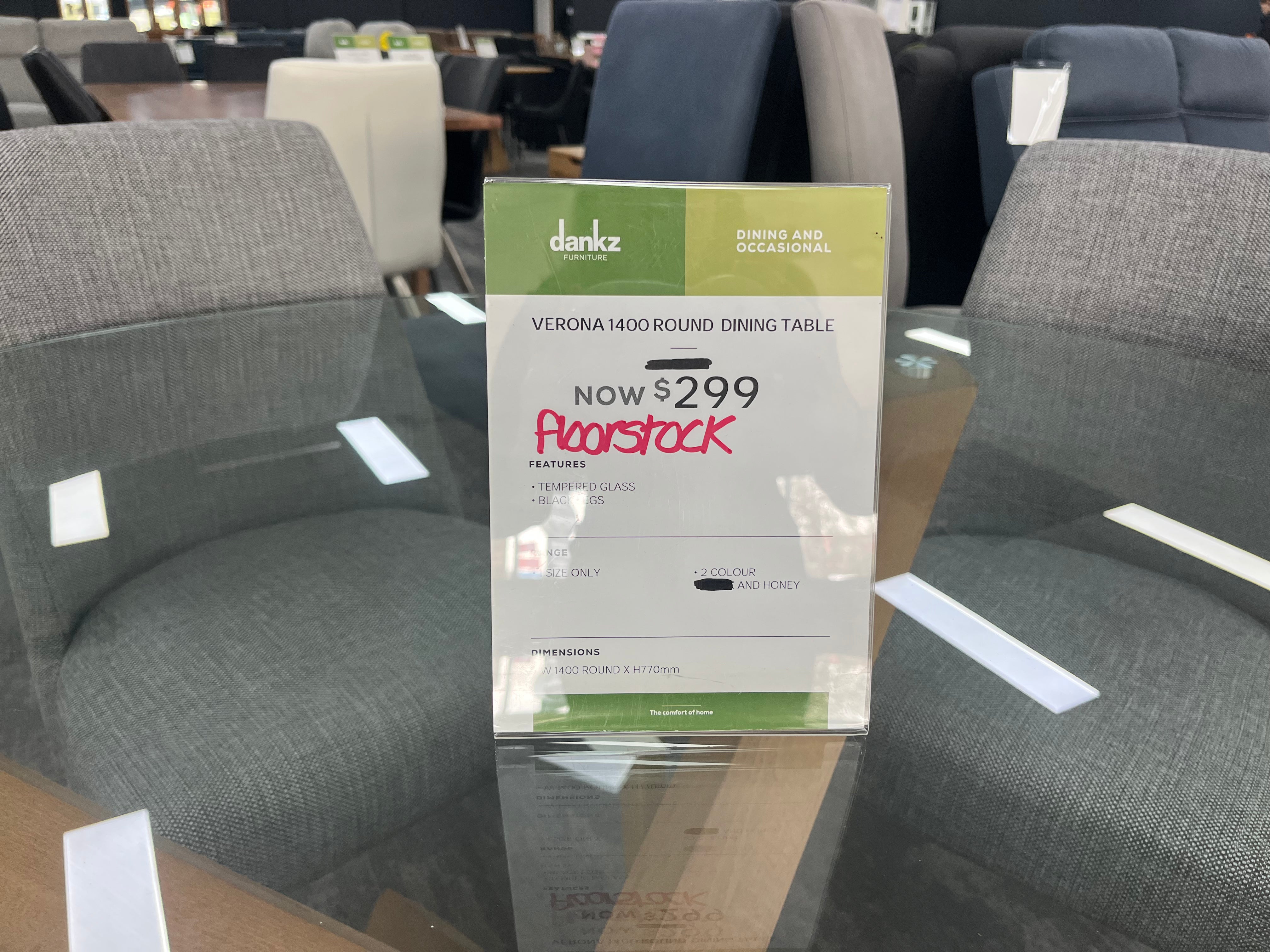 Verona Dining Table (Midland)