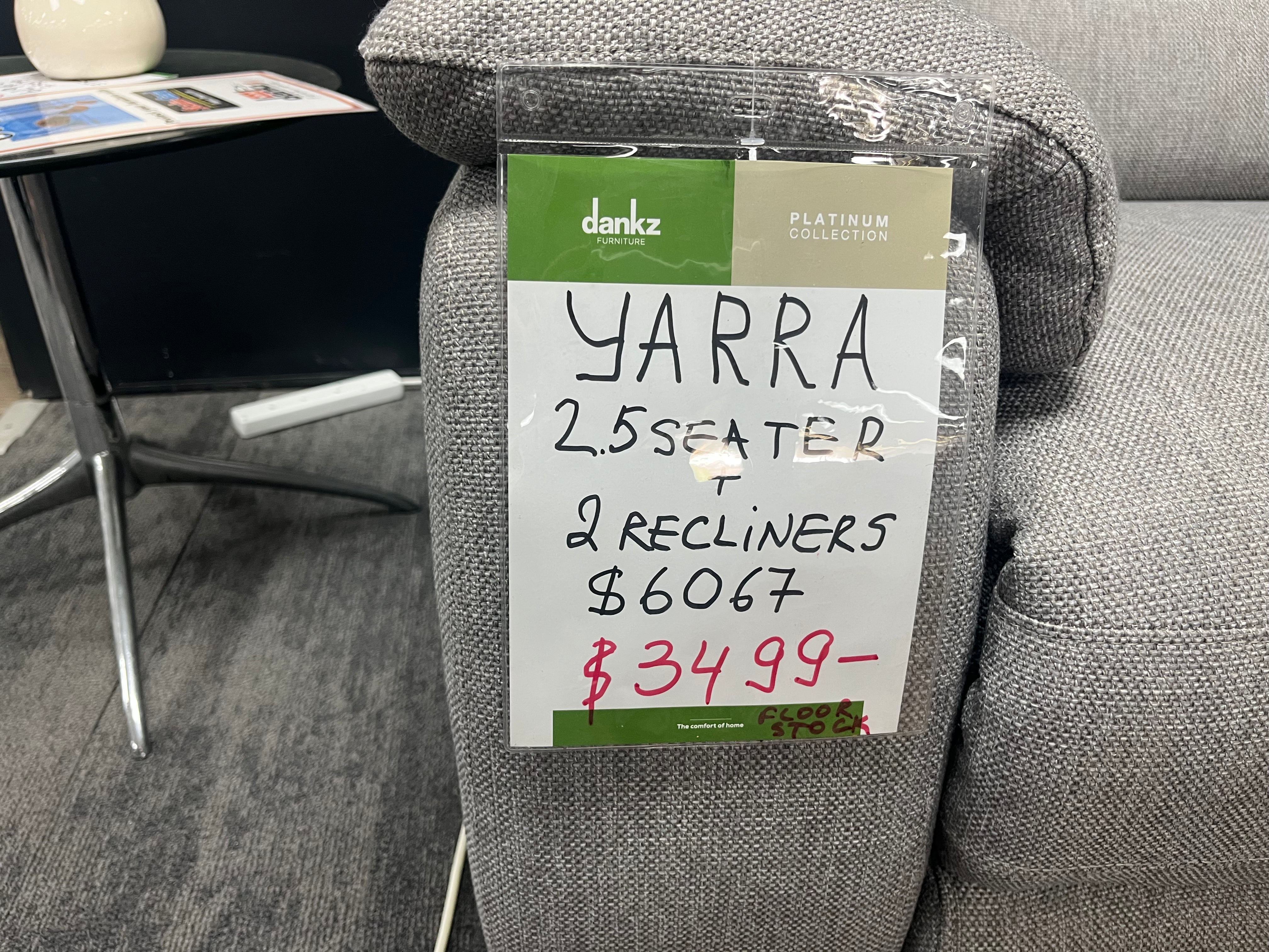Yarra 2.5 Seater + 2 Recliners (Willeton)