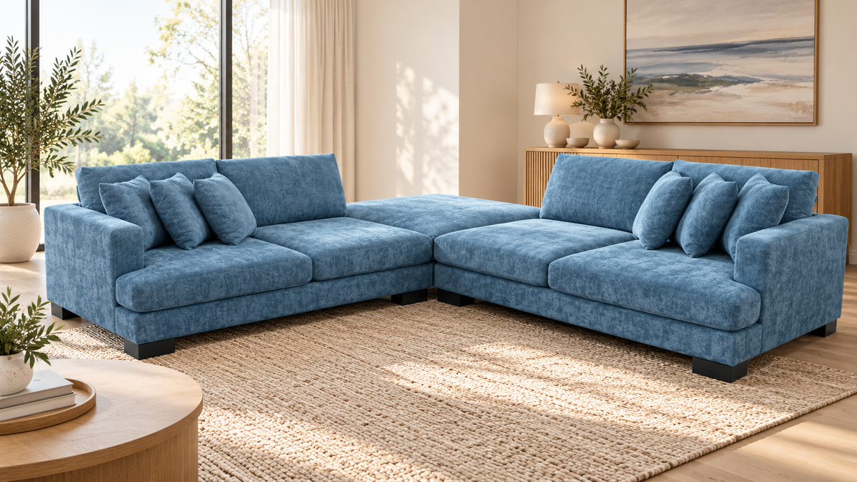 Jumbuck 4 Seater Sofa & Ottoman