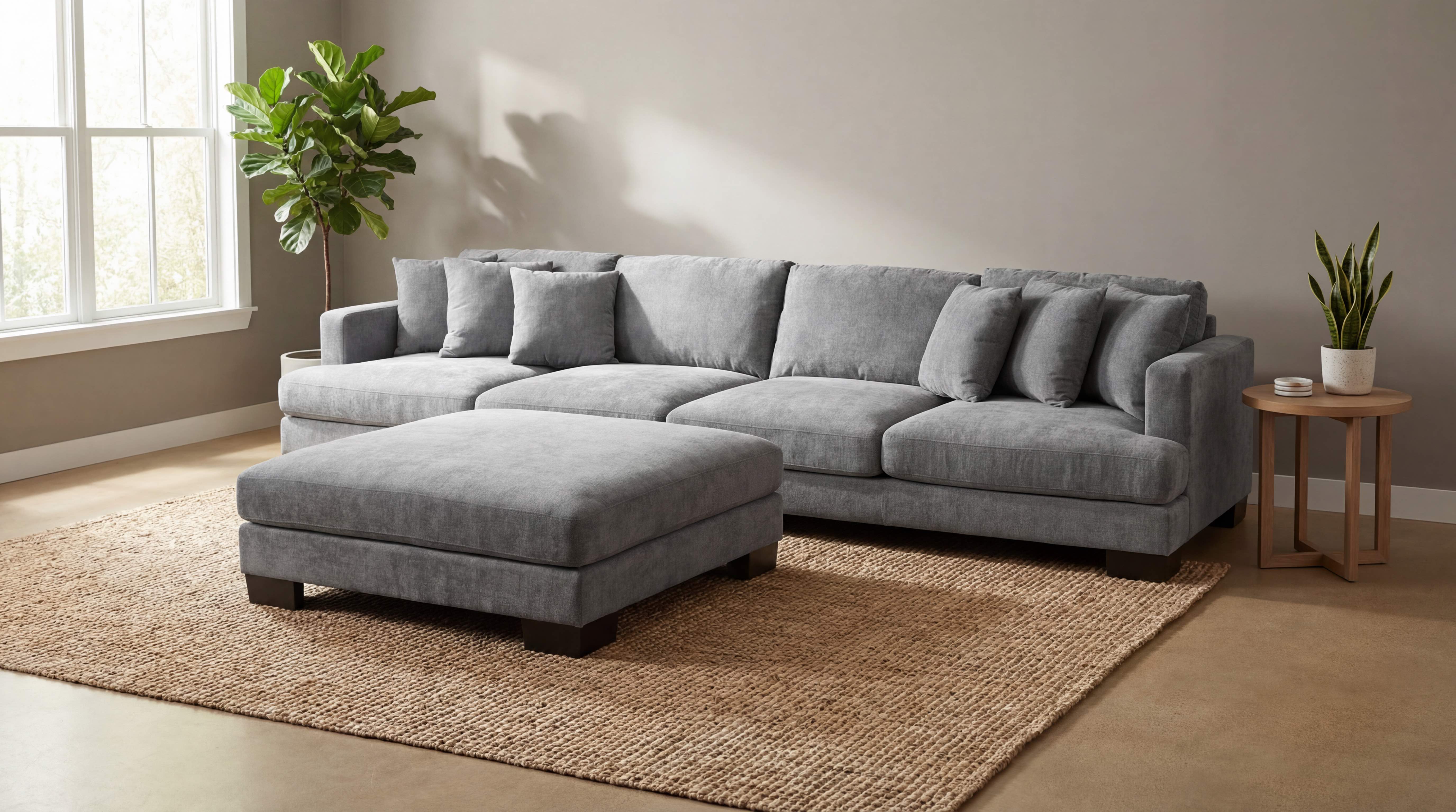 Jumbuck 4 Seater Sofa & Ottoman