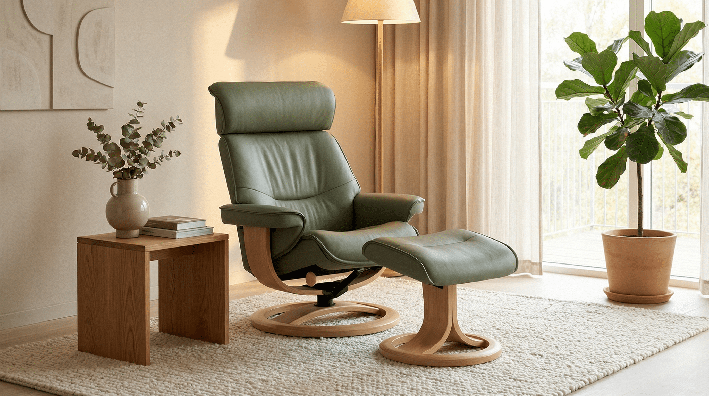 IMG Nordic 93L Recliner & Stool