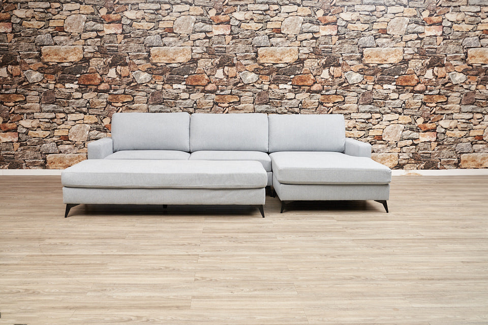 Swanbourne Chaise Sofa and Ottoman