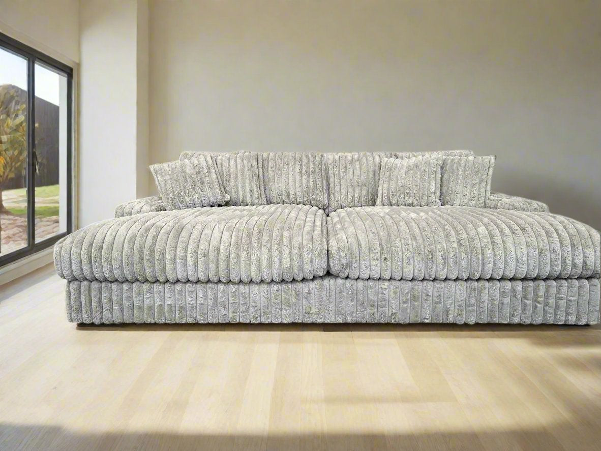 Temptation Chaise Sofa 2 Piece 4 seater