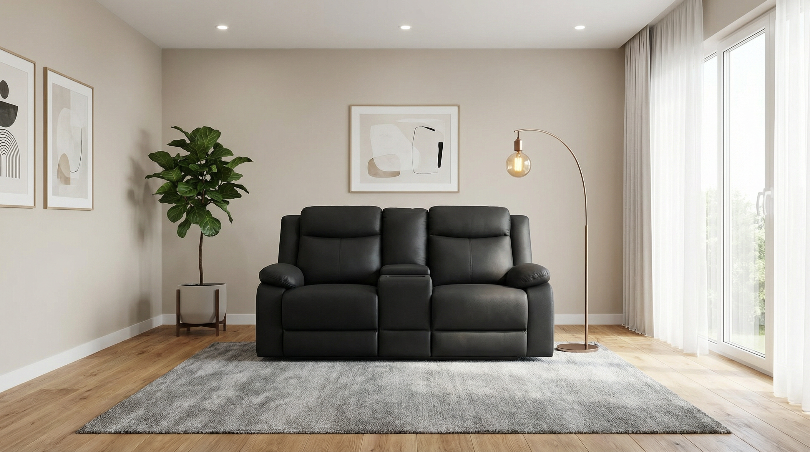 Vegas Manual Recliner Sofa