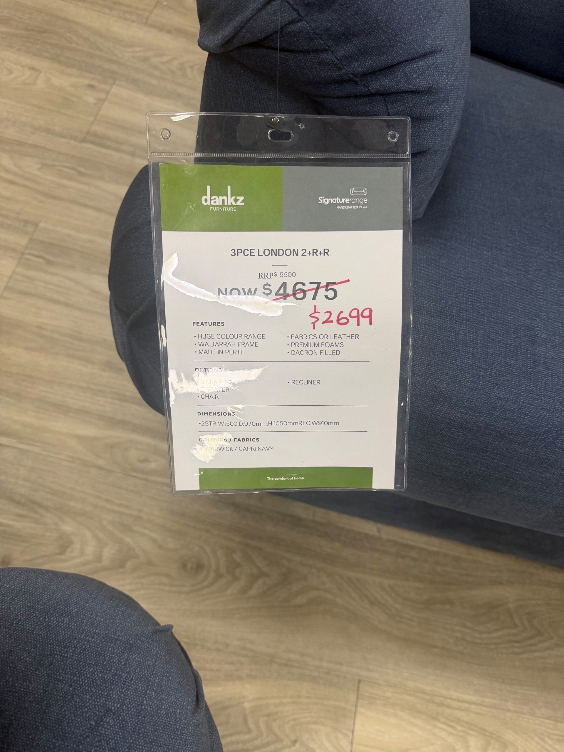 London 3 Piece (Osborne Park)