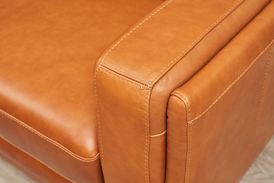 Oxley Leather Chaise/Corner Modular Sofa