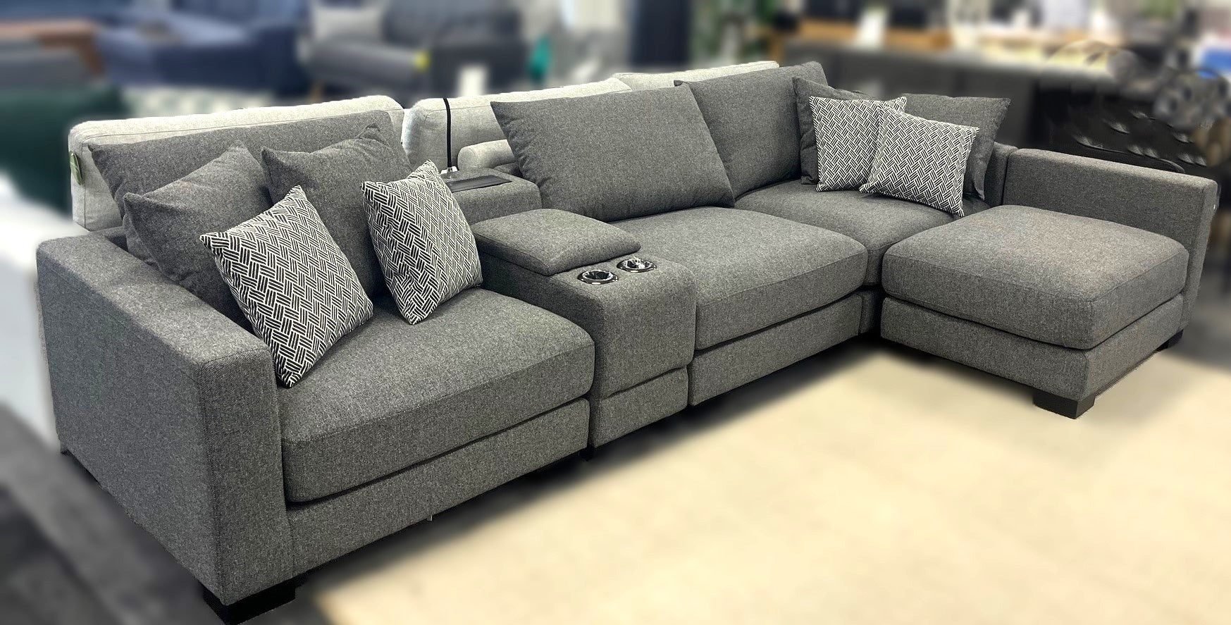 Paige Chaise/Corner Modular Sofa