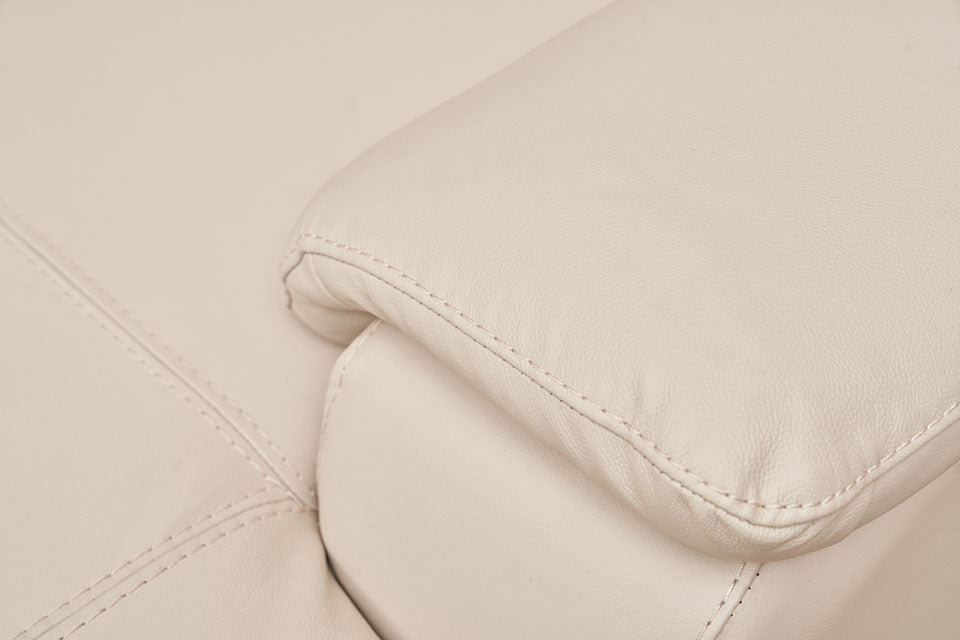 Yarra Leather Chaise/Corner Modular Sofa