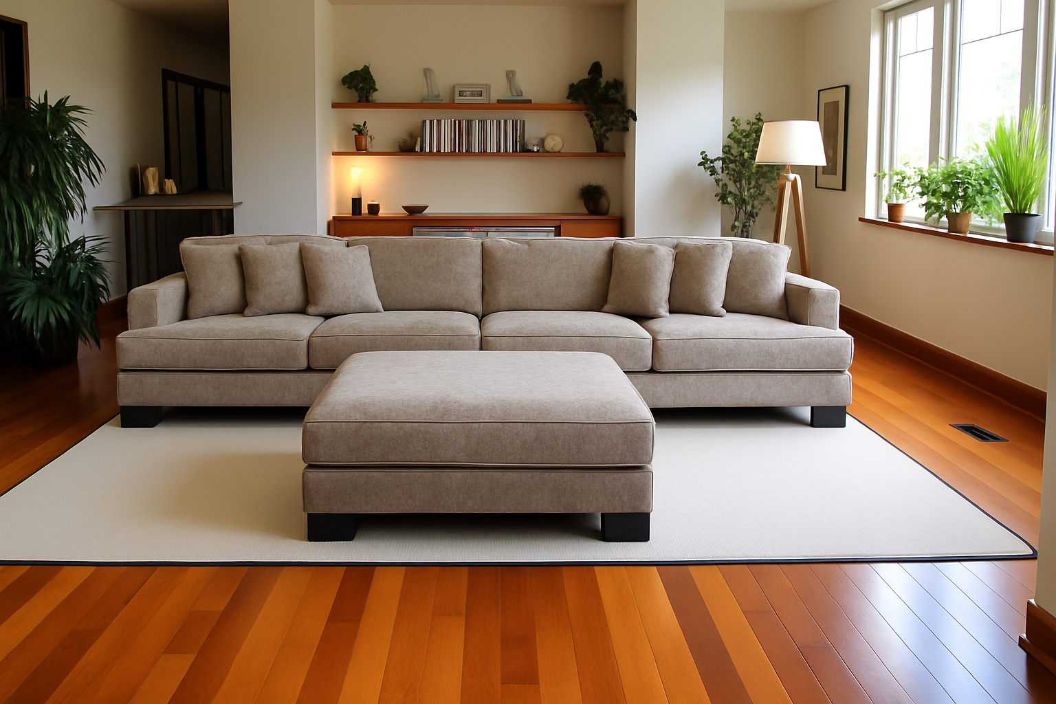Cable Beach Sofa 4 Seater & Ottoman