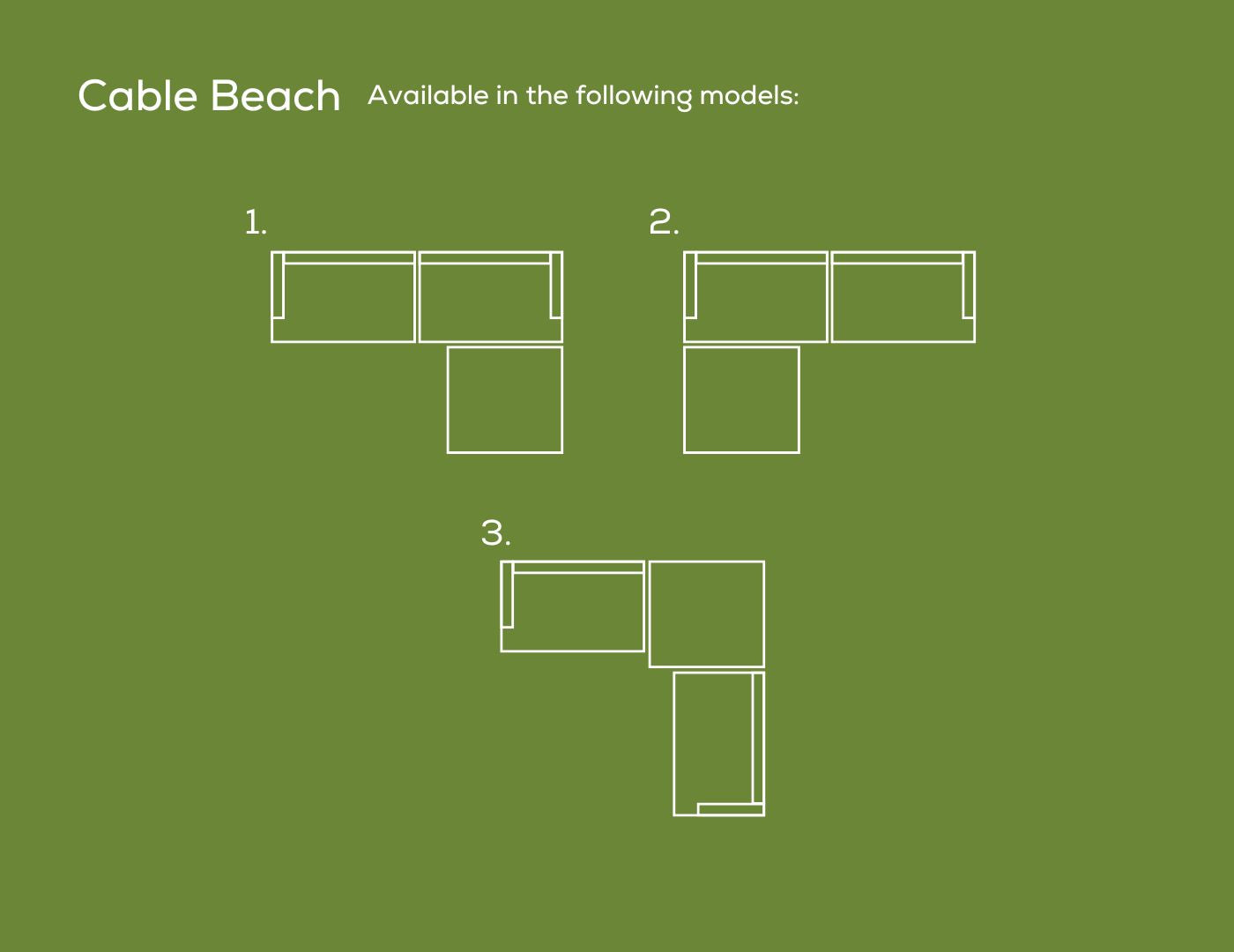 Cable Beach Sofa 4 seater