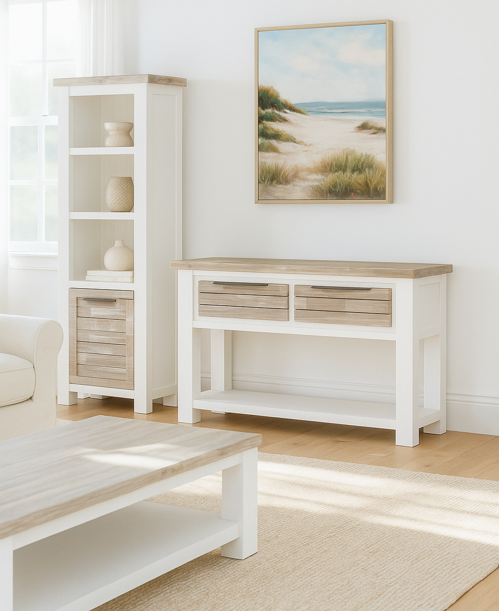 Coastal Sofa Table