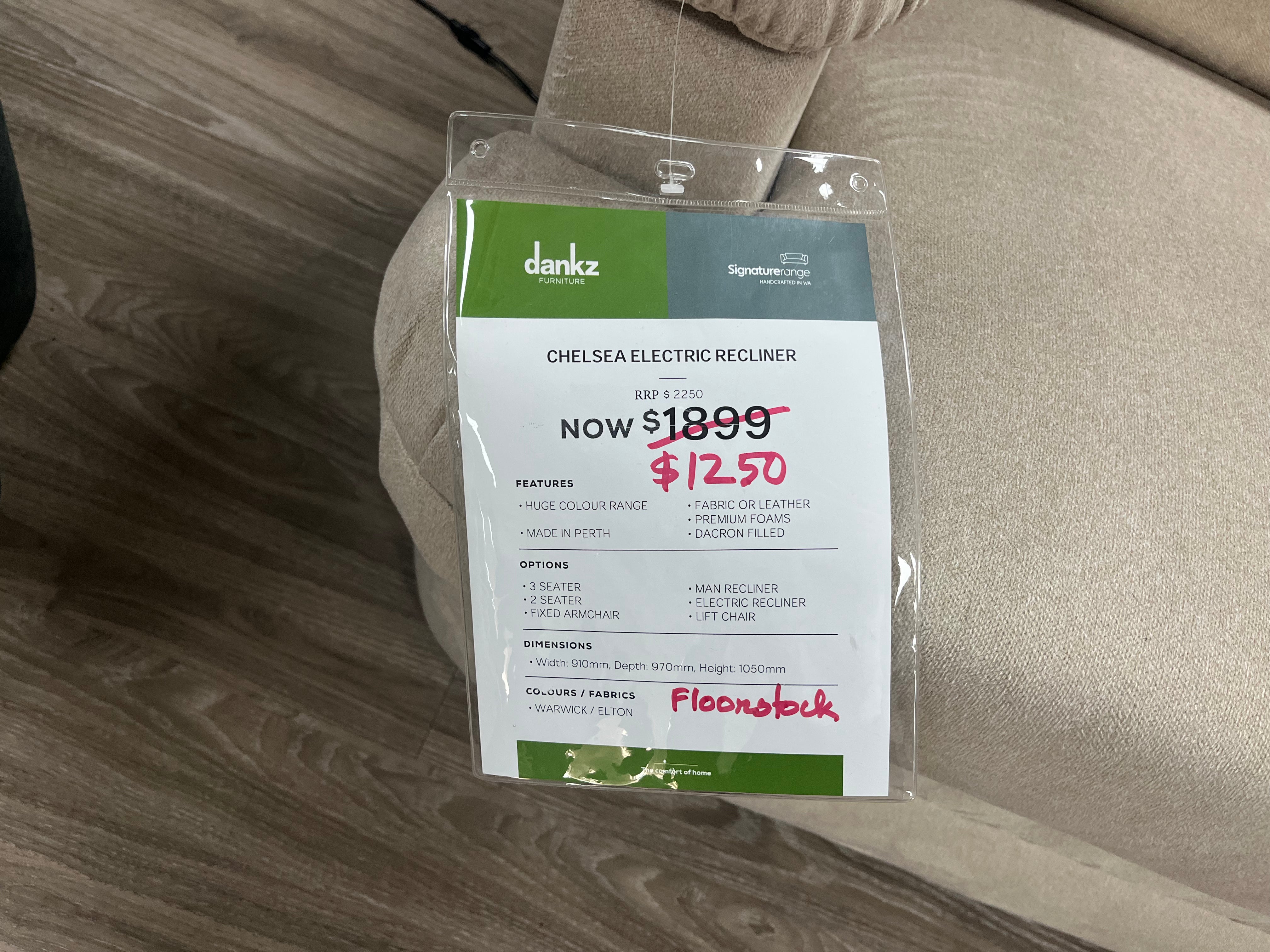 Chelsea Recliner (Willeton)