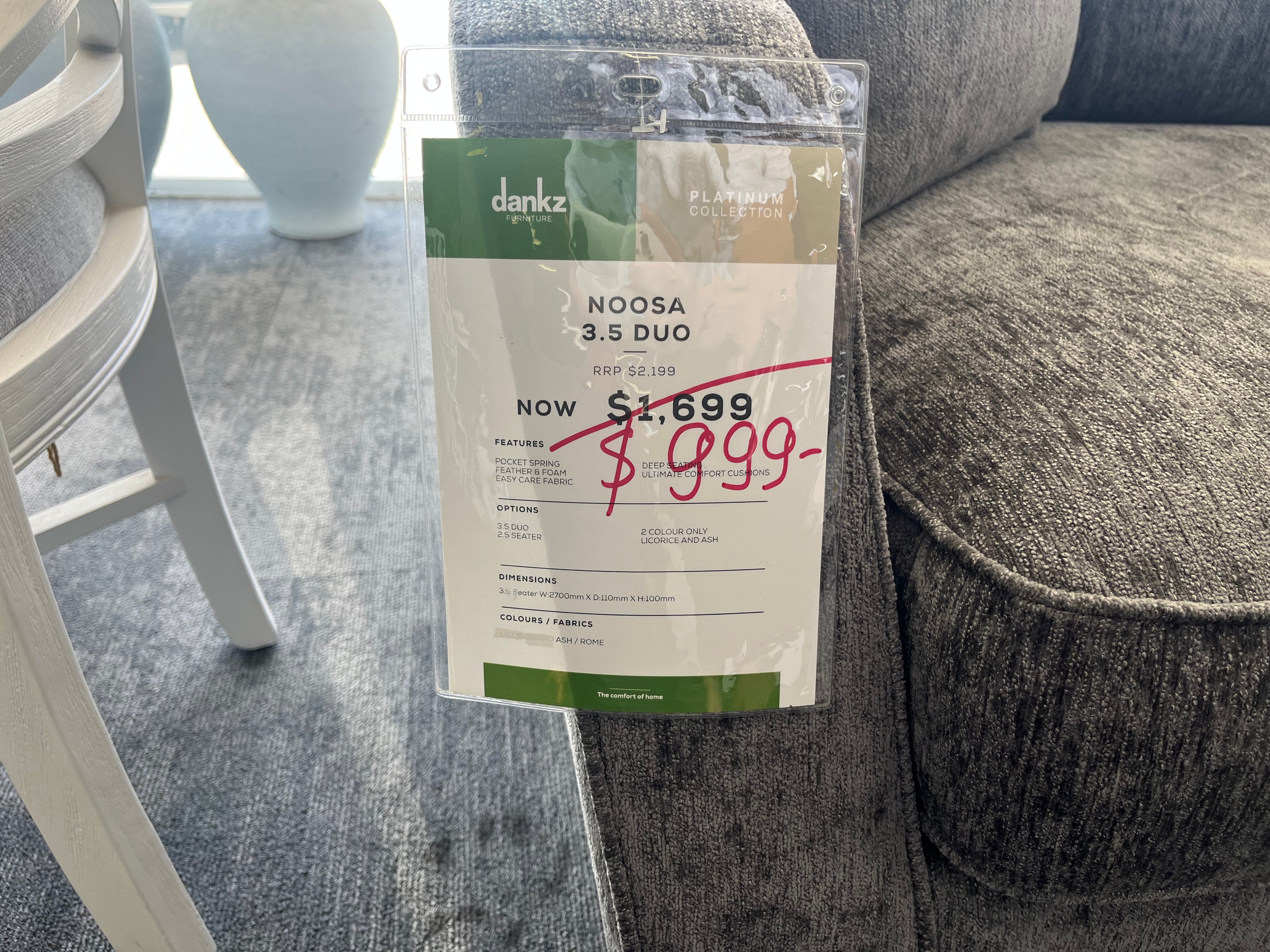Noosa 3.5 Seater (Willeton)
