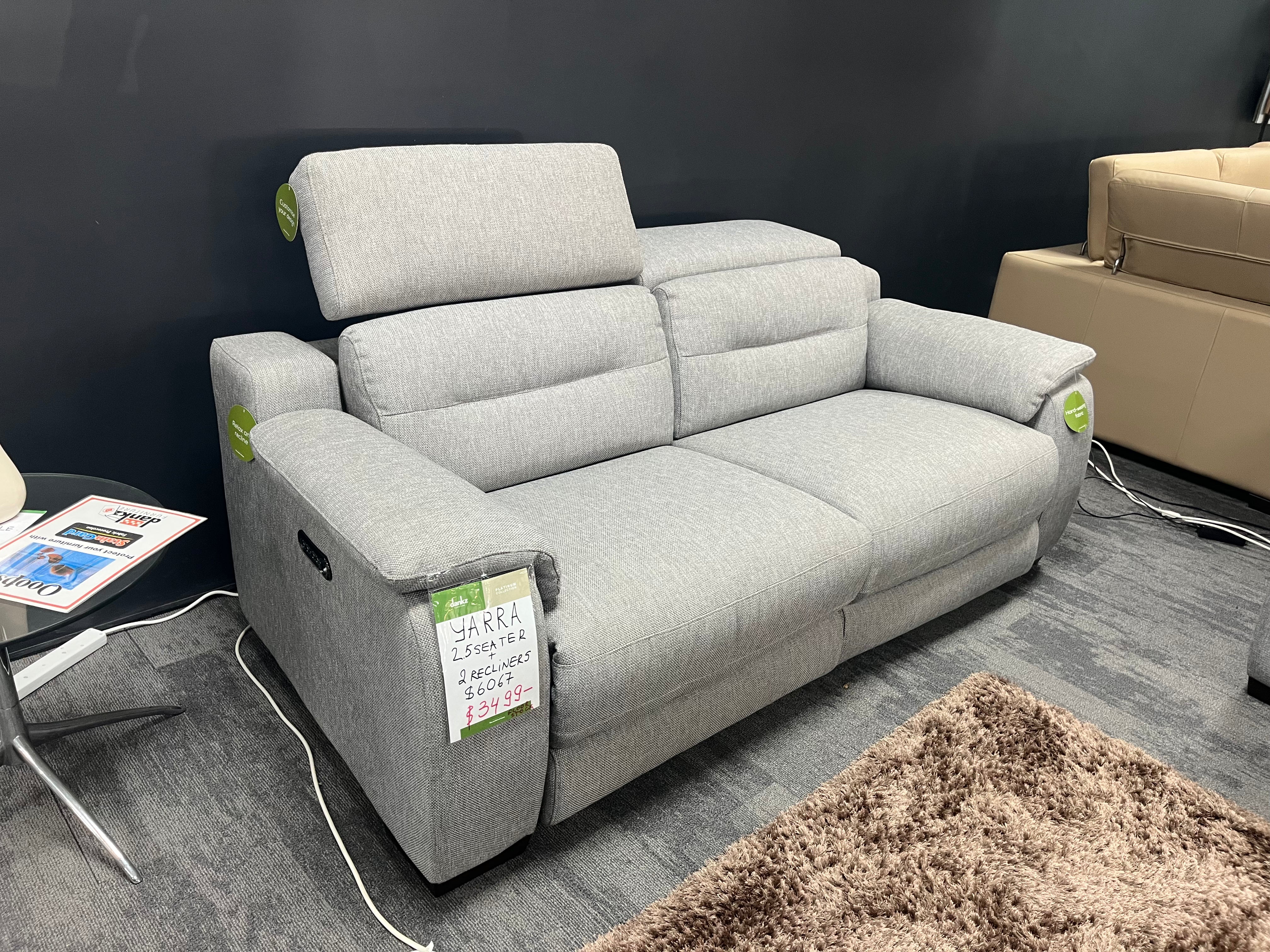 Yarra 2.5 Seater + 2 Recliners (Willeton)