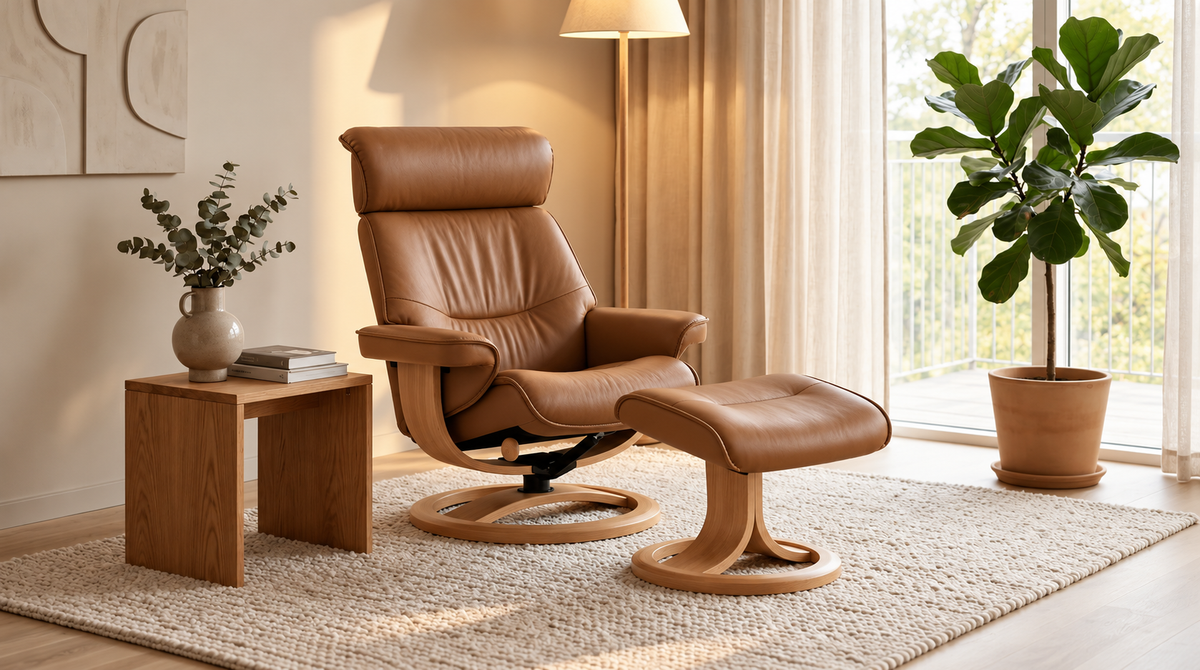 IMG Nordic 93L Recliner & Stool