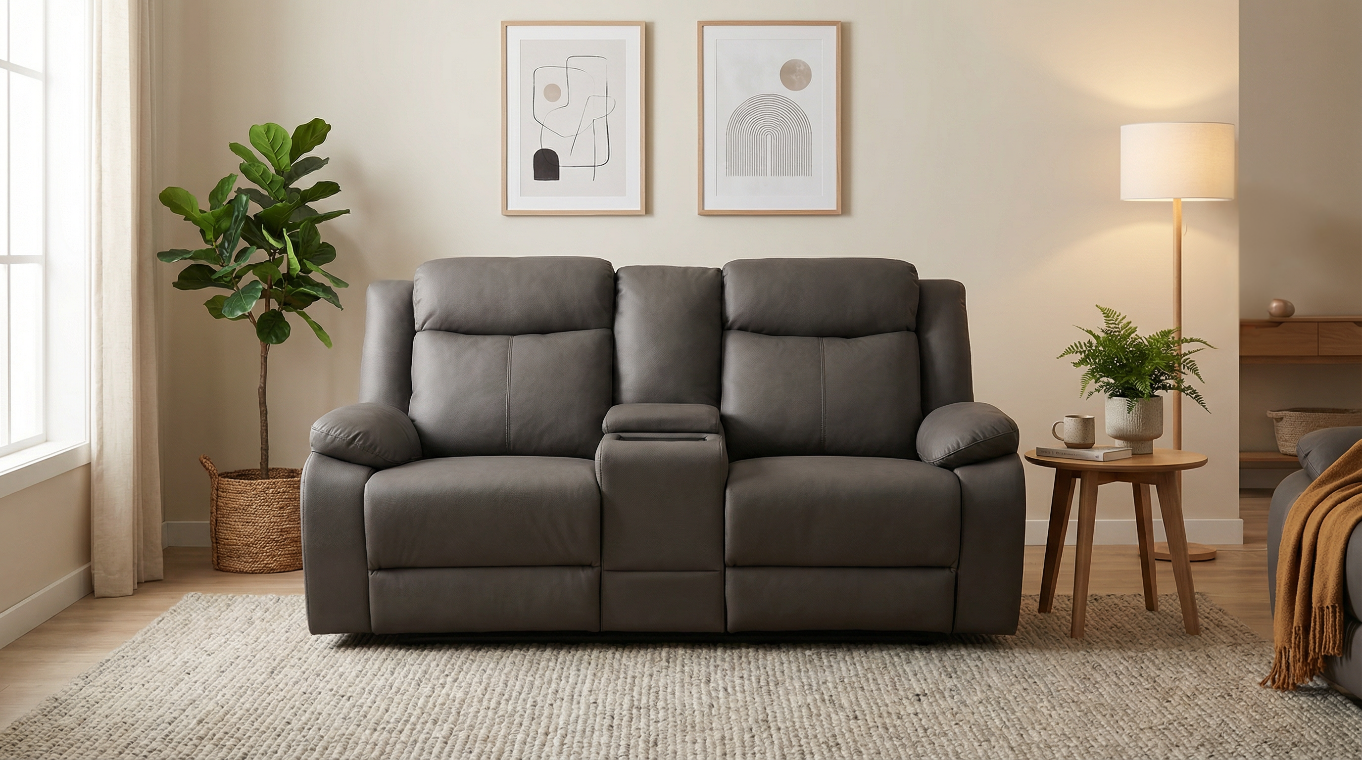 Vegas Manual Recliner Sofa
