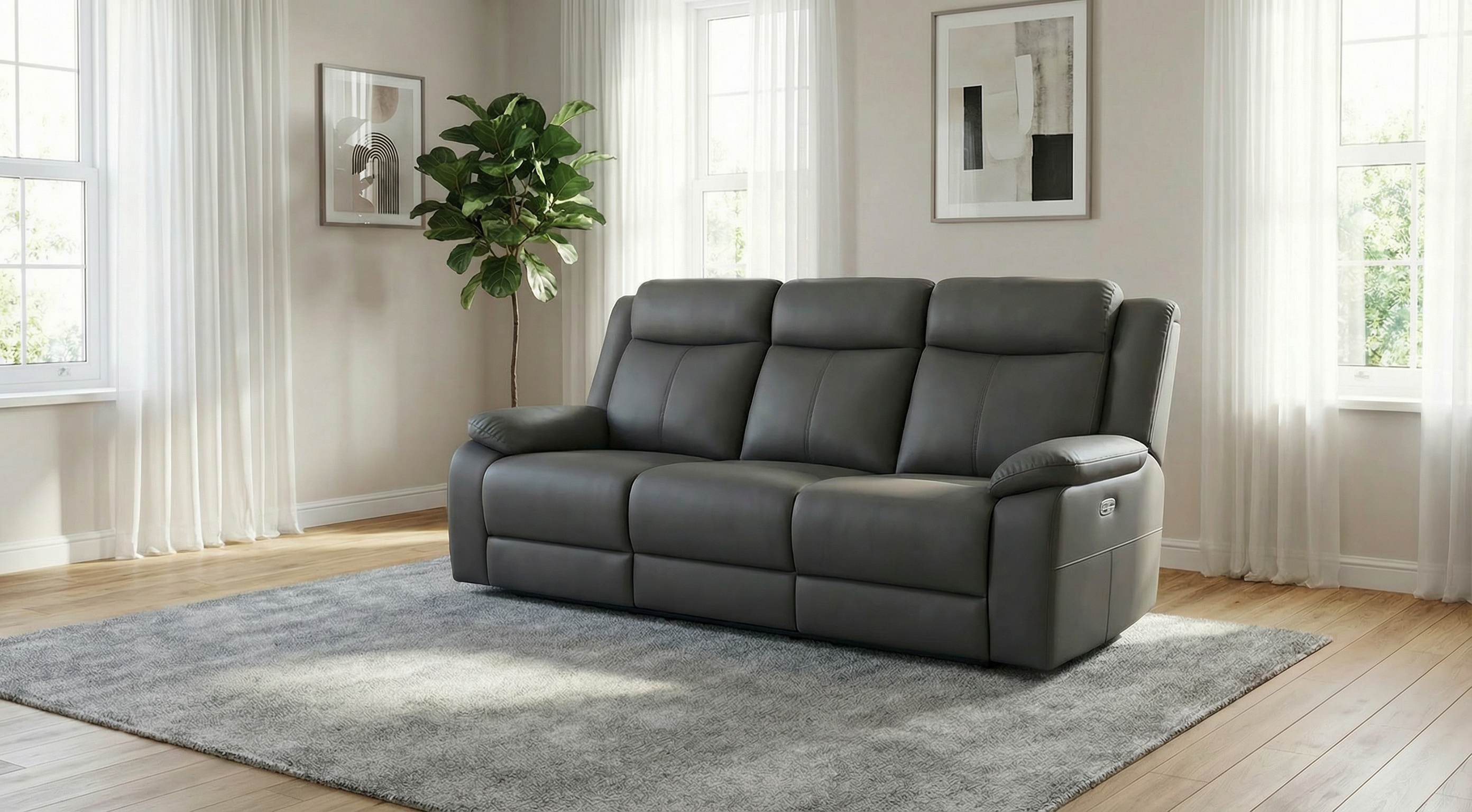 Vegas Manual Recliner Sofa