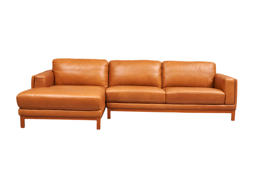 Oxley Leather Chaise/Corner Modular Sofa